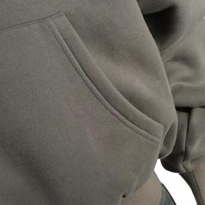 Sudaderas con capucha lisas en blanco Logotipo personalizado Heavy Fleece Sudadera con capucha impresa personalizada Estilos de calle Gimnasio Sudadera con capucha de peso pesado en blanco personalizado - Product Image 4