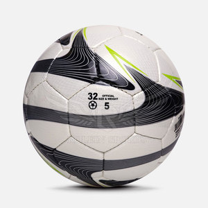 Ballon de football d'entraînement haut de gamme en cuir PU, logo personnalisé, OEM, vente en gros, cousu à la main - Product Image 2