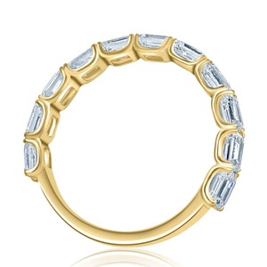 แหวนเพชรที่กำลังเติบโตในห้องปฏิบัติการสีมรกตสี D ดูสวย925แหวนเงินสเตอร์ลิงแหวนหมั้นของขวัญแหวนซ้อนได้สำหรับเธอ - Product Image 3