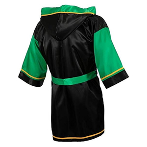 Meilleure vente Robe de boxe pour hommes femmes Robe de boxe de haute qualité avec capuche Robe de boxe pakistanaise fabriquée sur mesure - Product Image 3
