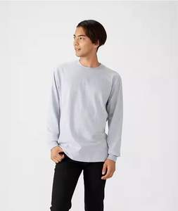 Wholesale 100% Cotton 210g O-neck <b>Long</b> Sleeve <b>Tshirts</b> <b>Men</b> <b>Long</b> Sleeve t Shirt/Stock. - Product Image 1