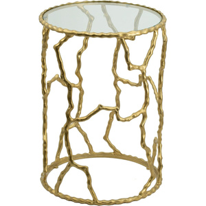 Black Color Metal Frame & Wooden Top Coffee Side <b>Table</b> Modern Design for Your Living Room or Lounge Space - Product Image 3