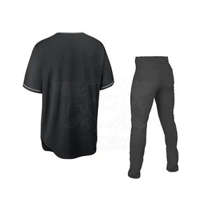 Uniforme de Béisbol Transpirable de Tallas Grandes con Contraste de Color, el Más Vendido, Logotipo Personalizado, Ropa de Equipo Profesional de Alta Calidad, Servicio OEM - Product Image 4
