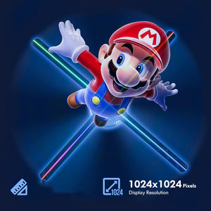 Ventilador Holográfico 3D de 75 cm Más Rentable del 2024, Pantalla de 2800*1024, Ventilador Proyector 3D Giratorio, Ventilador Holográfico <span class=keywords><strong>LED</strong></span> para Publicidad - Product Image 6