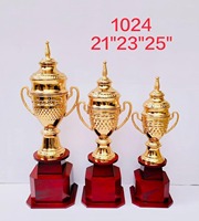 Trophée de Coupe Sportive en Cristal Tendance pour Championnat et Tournoi Scolaire, Idéal pour Cadeaux d'Événements au Meilleur Prix