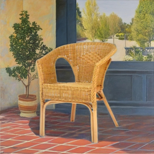 Fauteuil à bascule Keleg en rotin naturel, artisanal et moderne, idéal pour les hôtels et villas – Mobilier d'extérieur très demandé - Product Image 4