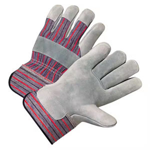 El mejor rendimiento Canadian Rigger Guantes de trabajo de cuero de vaca de alta resistencia Guantes de seguridad para la construcción resistentes a la abrasión - Product Image 1