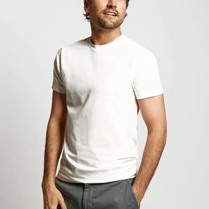 Blanco OEM/ODM venta al por mayor peso pesado Slim Fit diseño alto algodón Jersey todo estampado y tamaño personalizado hombres mujeres camiseta Unisex - Product Image 3