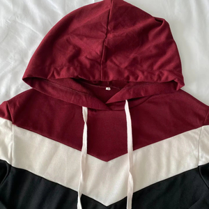 Sweat-shirts à capuche pour hommes en molleton 100% coton de haute qualité, couleur contrastée, avec logo sur le devant, coupe classique pour l'hiver - Product Image 5