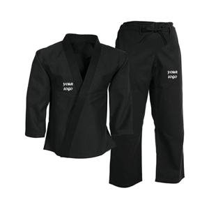 Kimono de Jiu-Jitsu Brasileño de Alta Calidad Personalizable, 100% Algodón, Estilo BJJ, Hecho a Medida, Color Blanco para Adultos, Impresión de Logotipo Personalizado, Ropa de Artes Marciales - Product Image 4