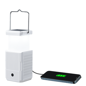 Lanterne de camping solaire à manivelle à torche LED ultra-lumineuse portable avec chargeur USB lampe de poche électronique pour les aventures en plein air - Product Image 1