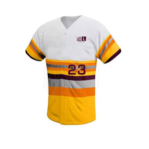 Nouvelle arrivée vêtements de sport 100% polyester tissu uniforme de baseball meilleur prix uniforme de baseball - Product Image 2