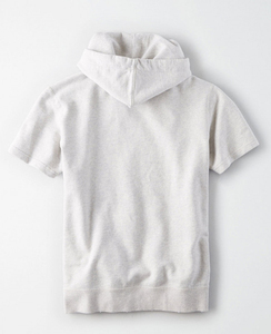 Nuevas sudaderas con capucha de manga corta de moda Premium con servicios OEM de diseño completamente personalizados con poliéster 100% transpirable - Product Image 4
