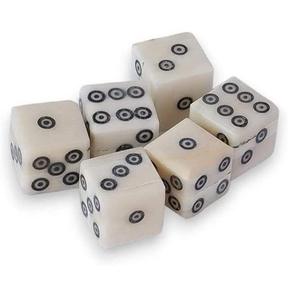 Dés en corne de buffle naturelle, écologiques et aux motifs de grain uniques pour les jeux de société RPG, haute qualité - Product Image 1