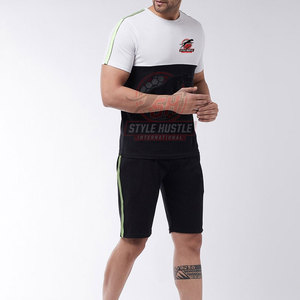 Conjunto de Verano Informal para Hombre, Estilo Simple y Único, Transpirable, Hecho de Algodón, con Cordón Ajustable, Venta al Por Mayor - Product Image 2