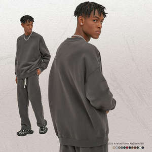 Sudaderas cómodas para hombre, sudaderas con capucha de lana cálidas de gran tamaño, jersey de manga larga para entrenamiento de gimnasia, actividades al aire libre y moda - Product Image 2