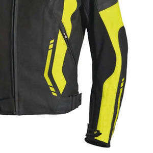 Veste de moto en cuir véritable de haute qualité, respirante, décontractée, pour homme, avec fermeture éclair, logo personnalisé, pour la course, le cyclisme, l'hiver - Product Image 5