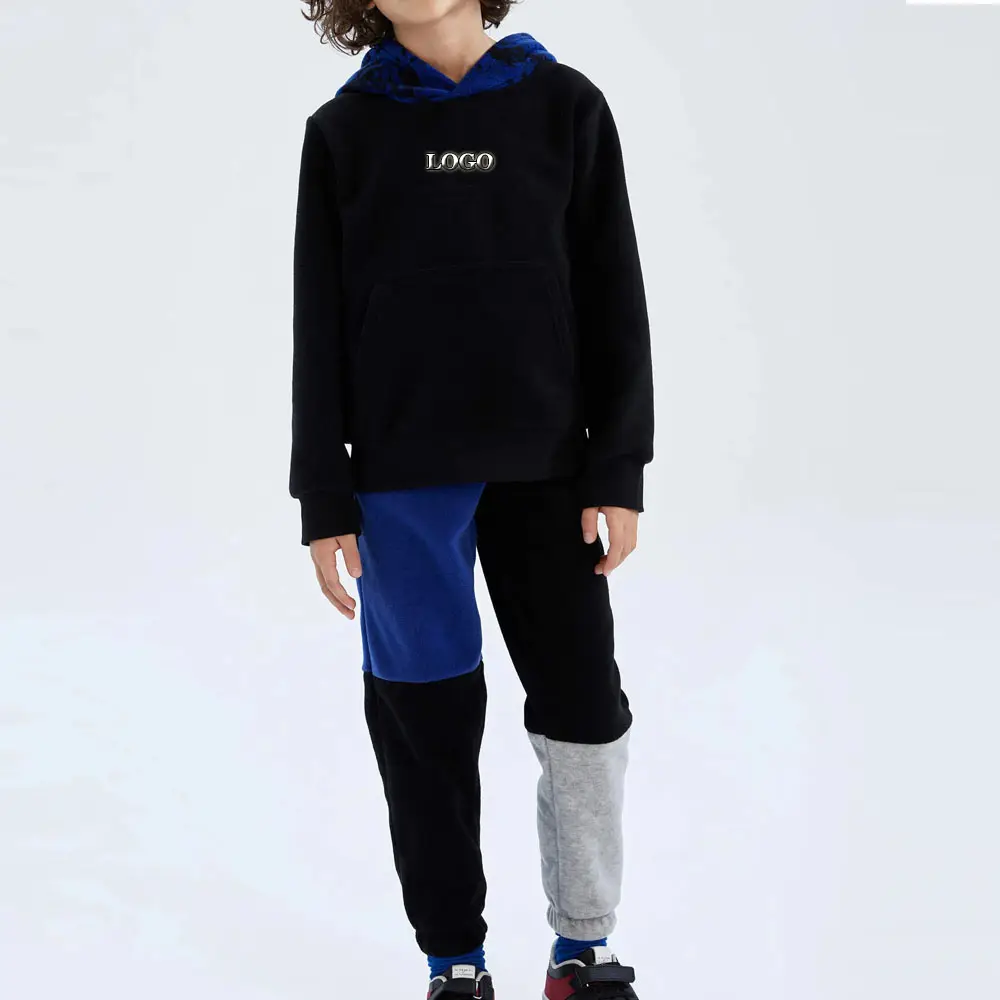 Cheap Price Color Block Kids Tracksuit Set For Kids / New Arrival Custom Logo Soft Fabric Kids Clothing Boys Tracksuit