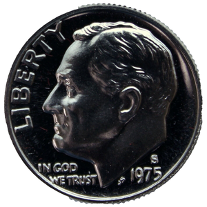 1975ที่หายาก Roosevelt Dime สะสมเหรียญสหรัฐ - Product Image 6