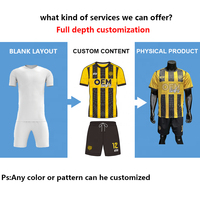 Uniforme de fútbol de ajuste cómodo, fabricado profesionalmente, producto de alta demanda, uniforme de fútbol para hombre