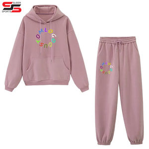 Chándal de deporte personalizado de alta calidad de algodón y poliéster 300 GSM, chándales de moda lisos para hombres - Product Image 6