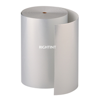 Film auto-adhésif PET argent mat jet d'encre UV adhésif activé par l'eau étanche et réutilisable pour l'impression d'étiquettes sur emballages