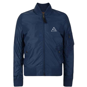Blouson Bomber Homme Personnalisé 100% Polyester Style Urbain Nouveau Design Hiver Léger et Respirant - Product Image 1