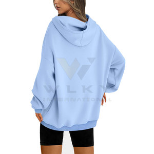 Sweats à capuche surdimensionnés pour femmes pour adultes Slim Fit Cotton Polyester Design personnalisable pour l'hiver - Product Image 3
