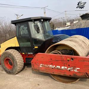 Compacteur vibrant à tambour unique Dynapac CA702 d'occasion, poids de travail 27 tonnes, marque suédoise originale, compacteur de grande taille - Product Image 3