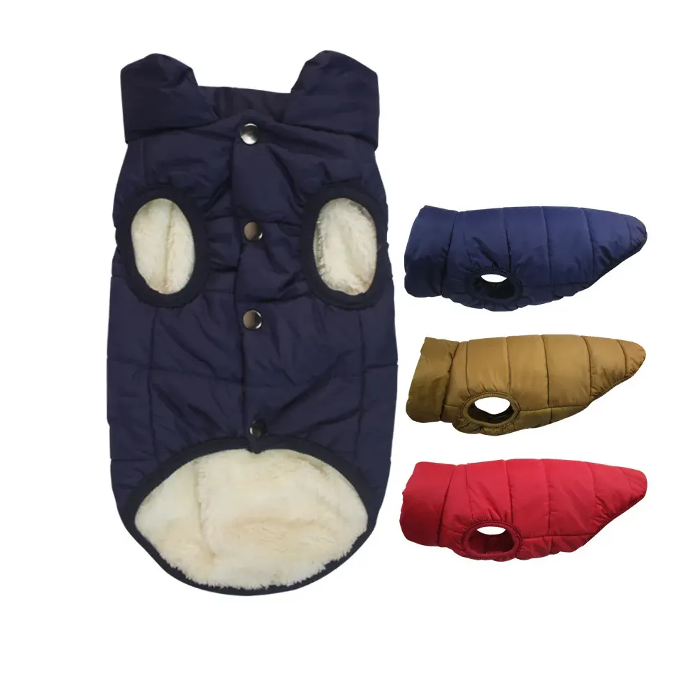 Caldo inverno vestiti per cani gilet confortevole giacca per animali domestici in pile cappotto per cani per piccoli animali domestici di taglia media nuovo design