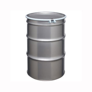 Tambor de acero galvanizado de 60 galones para residuos industriales y contención de líquidos peligrosos con diseño superior sellado - Product Image 4