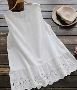 Top-Tops casuales de verano primavera otoño con &, ajuste regular lavable a máquina, camisetas sin mangas para mujer, capas de otoño - Product Image 4