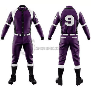 Uniforme de Béisbol Personalizado Sublimado en Algodón Transpirable, Talla Grande, con Logotipo Personalizado para Hombre - Product Image 3