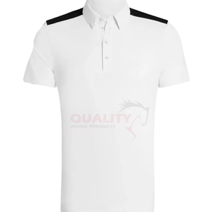 Chemises de spectacle d'équitation Confortable Slim Fit Tissu léger de haute qualité Design moderne et élégant pour hommes et vêtements équestres - Product Image 1