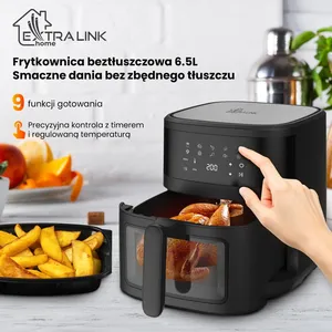 Freidora de aire Extralink Home Air Fryer SJ-650B 6.5L EU - Product Image 2