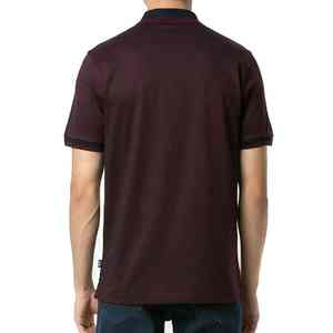 Chemises polo pour hommes personnalisées OEM, manches courtes, tissu en polyester, prix bas, emballage personnalisé résistant, polo durable pour hommes - Product Image 4