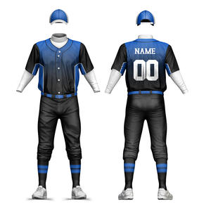 Vêtements de sport à bas quantité minimale de commande uniforme de baseball confortable personnalisé nouveau dernier design uniforme de baseball à vendre - Product Image 3