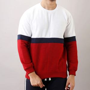 De los hombres al por mayor 80% de algodón y 20% de poliéster de lana de cuello redondo sudaderas con capucha personalizado simple hombres Otoño Invierno sudaderas con capucha sudaderas - Product Image 5