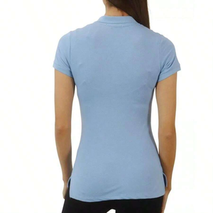 2025 Wholesale <b>Women</b> <b>Polo</b> <b>Shirt</b> 100% Cotton <b>Polo</b> <b>Shirts</b> for <b>Women</b> Collar Strip Casual Slim Fit Latest Design OEM Serviced - Product Image 4