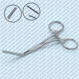 O.R Grado DeBakey Anillo Manejado Cardiovascular Bulldog Abrazadera Ángulo de 45 grados Instrumentos cardiovasculares Anastomosis Abrazadera vascular - Product Image 5