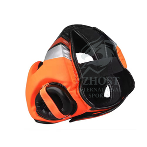 Protège-tête de boxe en mousse réglable, protection intégrale du visage avec fermeture auto-agrippante pour le MMA, le sparring, le karaté, le taekwondo - Product Image 3