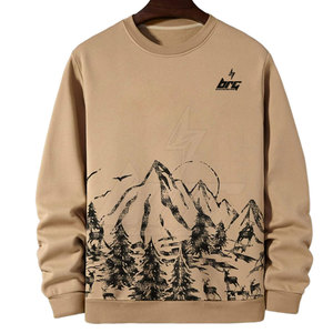 Meilleure vente coupe ample hommes sweats tenue décontracté Bascis sweats confortables hommes sweats - Product Image 1