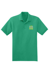 220-280gsm ผ้าฝ้ายเป็นมิตรกับสิ่งแวดล้อมน้ำหนักมากสำหรับผู้ชายเสื้อยืดปักโลโก้กอล์ฟสไตล์ลำลอง - Product Image 5