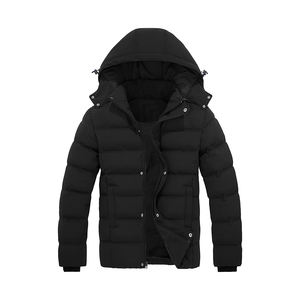 Venta al por mayor de ropa informal de alta calidad 100% chaquetas acolchadas de nailon chaquetas de lana de invierno con capucha burbuja tela transpirable patrón recubierto - Product Image 5