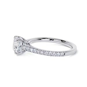 10k or jaune, or rose et or blanc coussin coupe laboratoire cultivé diamant bague de mariage coussin coupe diamant bagues de fiançailles cadeau pour - Product Image 4