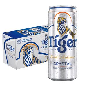 Tiger Radler White Grape Can-330ml (<b>Pack</b> of 6)/Tiger White <b>Wheat</b> Beer Can-24 X 330ml /Tiger Lager Beer Can Carton- 24 X 320ml - Product Image 1