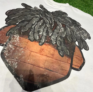 Camiseta personalizada de alta calidad de gran tamaño Boxy Fit, camiseta de Hip Hop recortada con hombros caídos sin costuras para hombres y mujeres - Product Image 5