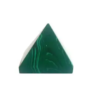 Pirámide de cristal natural, cristal de malaquita, piedra natural, piedras preciosas curativas, de ágata, al por mayor