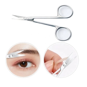 Pinzas de Extensión de Pestañas de Acero Inoxidable Ruso en Oferta, Juego con Tijeras para Pestañas, Cepillo y Estuche de Cuero - Product Image 4