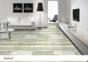 Azulejos de Porcelana Reflectantes con Aspecto de Ónix Cristalino de 24x24 Pulgadas, Acabado Brillante Greenwood, Diseño Español, Azulejos de 600x600 mm para Pared y Suelo - Product Image 3